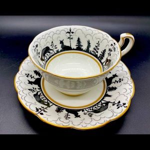 Woodland Silhouette - Teacup and Saucer